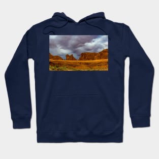 Red Rock Crescent Panorama, Arches National Park Hoodie